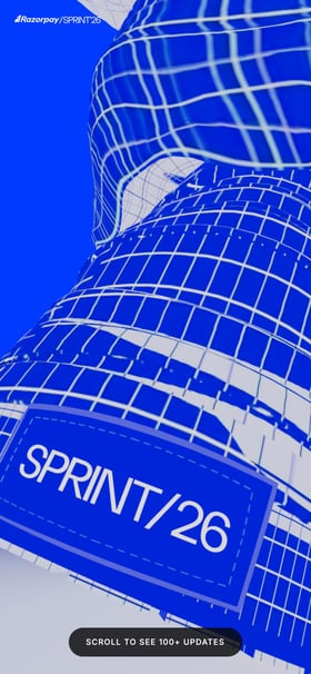 Razorpay Sprint 2026 Mobile Preview