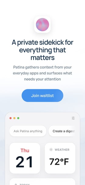 Patina Mobile Preview