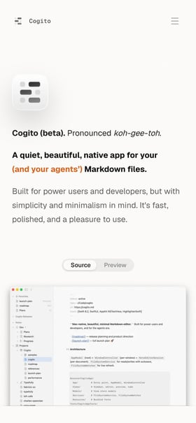 Cogito Mobile Preview