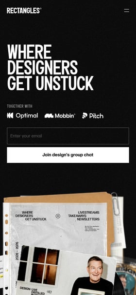 Rectangles.fm Mobile Preview