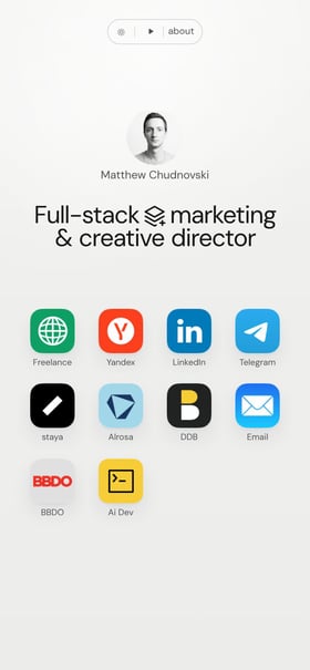 Matthew Chudnovski Mobile Preview