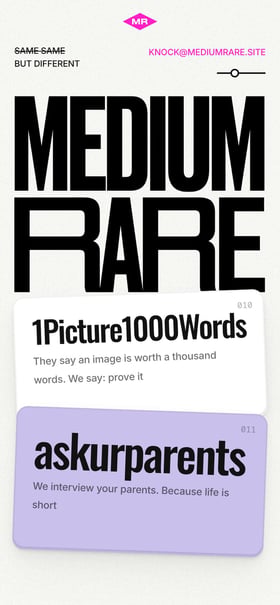 Medium Rare Mobile Preview