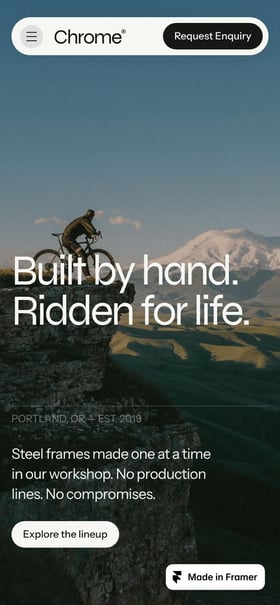 Chrome Bicycle Mobile Preview