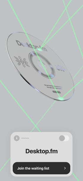 Desktop.fm Mobile Preview