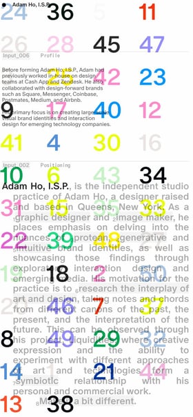 Adam Ho, I.S.P. Mobile Preview