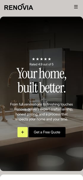 Renovia Mobile Preview