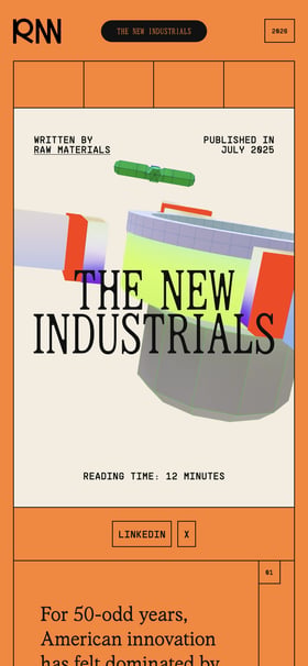 The New Industrials Mobile Preview