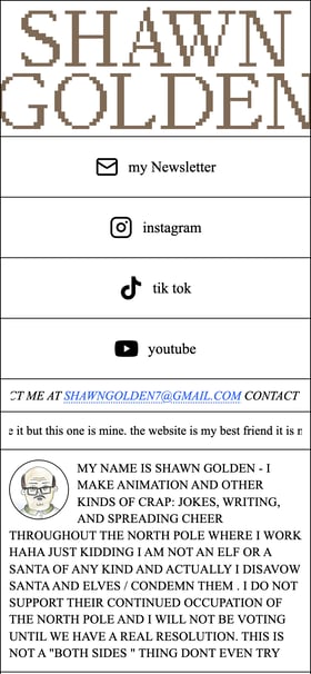 Shawn Golden Mobile Preview