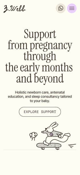 Zara Webb Mobile Preview