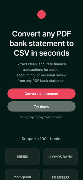 Statements Mobile Preview