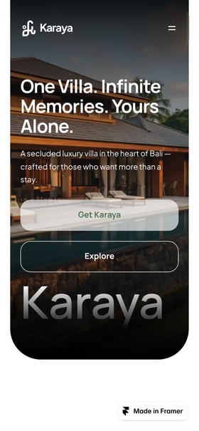 Karaya-Villa Stay Mobile Preview