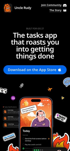 Uncle Rudy Mobile Preview