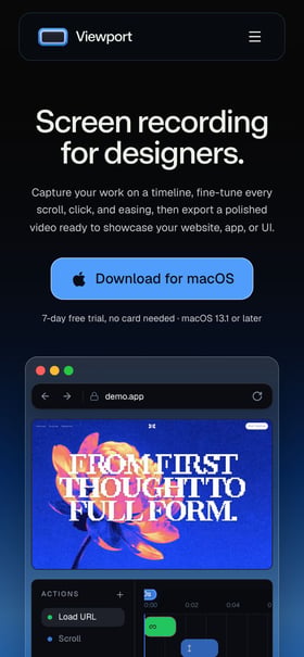Viewport Mobile Preview