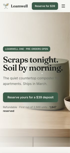 Loamwell Mobile Preview