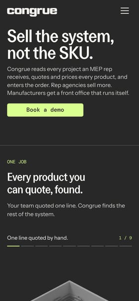 Congrue Mobile Preview