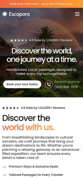 Escapora Mobile Preview