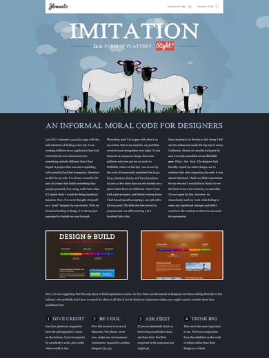 Imitation In Web Design Thumbnail Preview