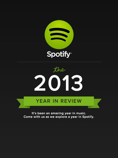Spotify Year in Review 2013 Thumbnail Preview