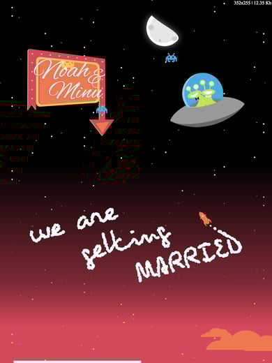 Boosh & Boosh Wedding Invitation Thumbnail Preview