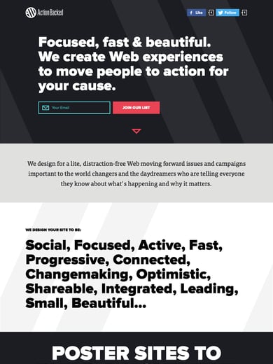 Action Backed Thumbnail Preview