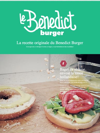 Benedict Burger recipe Thumbnail Preview