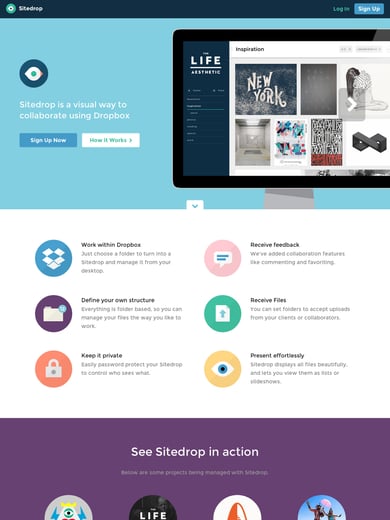 Sitedrop Thumbnail Preview