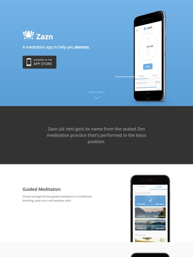 Zazn Meditation App Thumbnail Preview