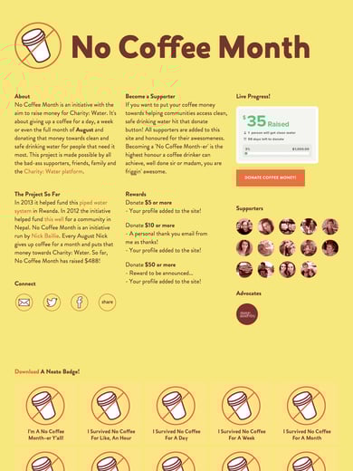 No Coffee Month Thumbnail Preview