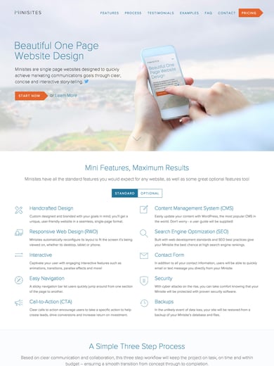 Minisites Thumbnail Preview