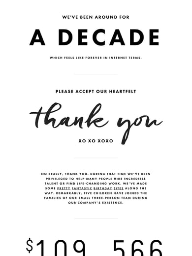 Authentic Jobs Tenth Anniversary Thumbnail Preview