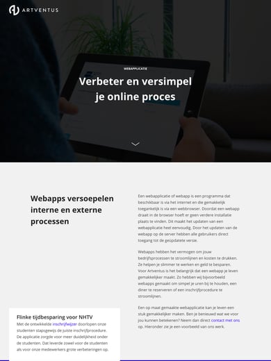 Artventus – Webapplicatie Thumbnail Preview