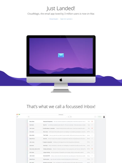 CloudMagic on Mac Thumbnail Preview
