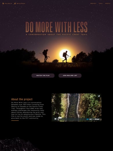 Do More With Less Film Thumbnail Preview