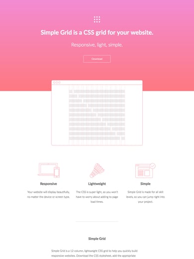 Simple Grid Thumbnail Preview