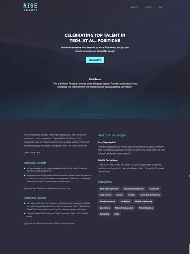 Rise Awards Thumbnail Preview