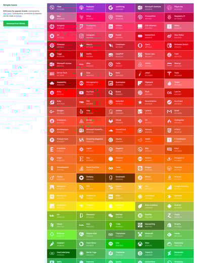 Simple Icons Thumbnail Preview