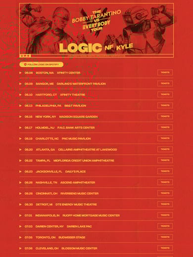 Bobby Tarantino Vs Everybody Tour Thumbnail Preview