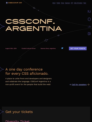 CSSConf Argentina 2018 Thumbnail Preview