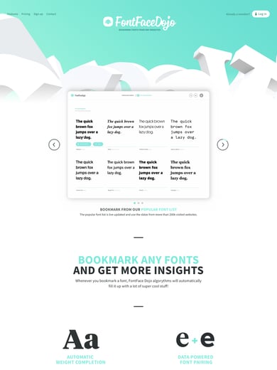 FontFace Dojo Thumbnail Preview