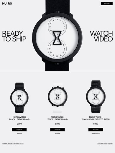 NU:RO Watch Thumbnail Preview