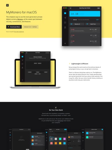 MyMonero Thumbnail Preview