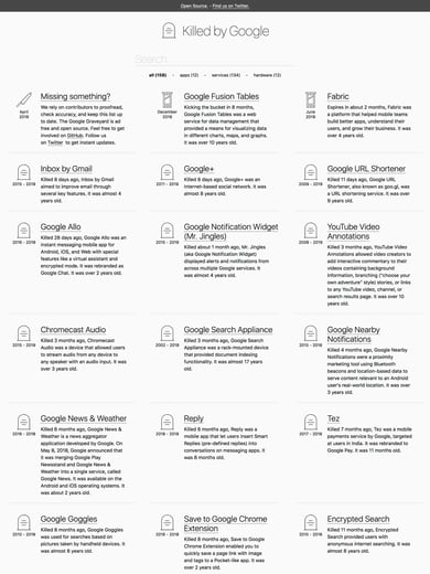 Killed by Google Thumbnail Preview