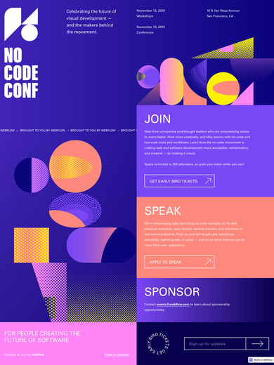 No-Code Conference 2019 Thumbnail Preview