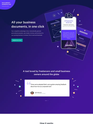 Document Generator Thumbnail Preview