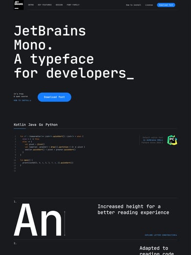 JetBrains Mono Thumbnail Preview