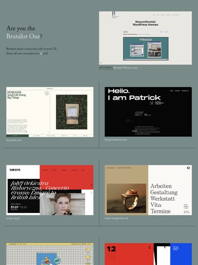 Brutalist One Thumbnail Preview