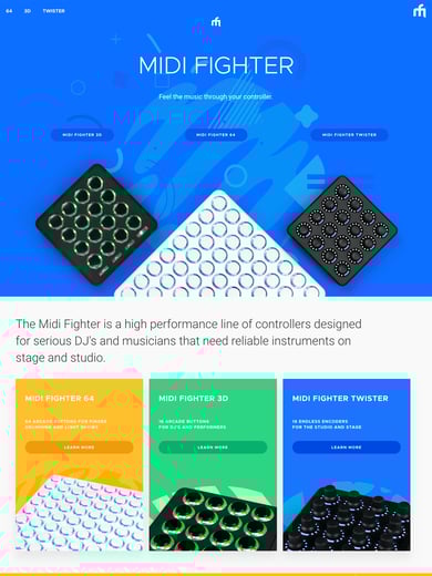 Midi Fighter Thumbnail Preview