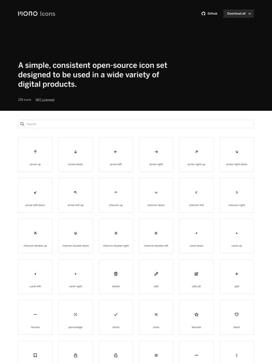 Mono Icons Thumbnail Preview