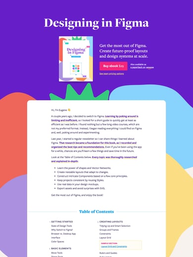 ‘Designing in Figma’ Book Thumbnail Preview