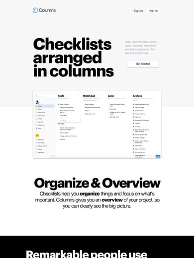 Columns Thumbnail Preview